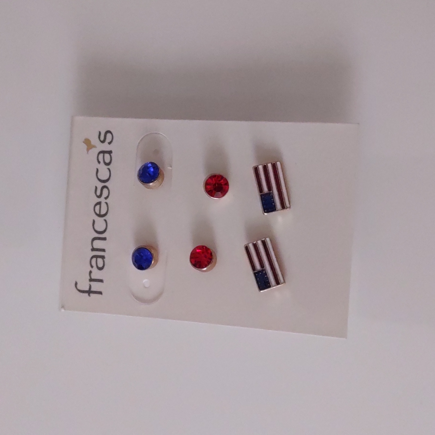 Francescas American Theme Stud Earrings 10$